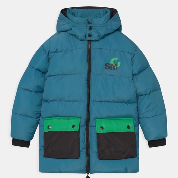 Stella McCartney Other - Stella McCartney Blue Puffer Jacket with Black Accents